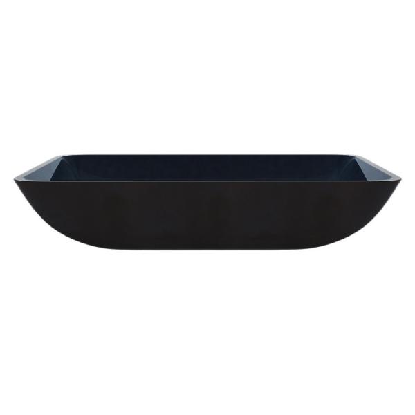 Turquoise Rectangular Wash Hand Basin Bathroom Sinks Top Mount