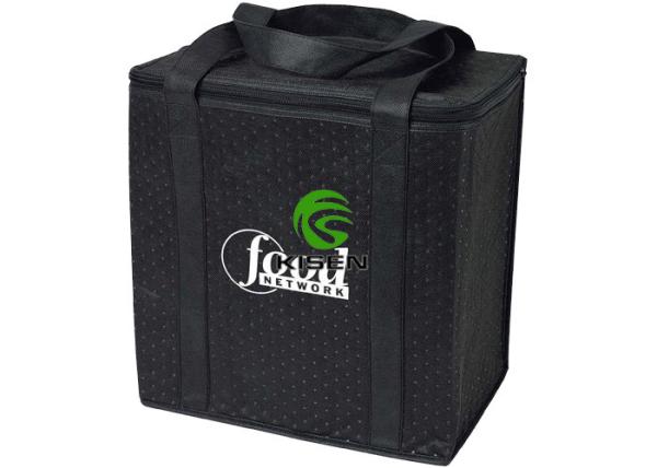 Oxford Polyester Lunch Bag With Logo , Aluminium Foil Lunch Cooler Bags For Adults