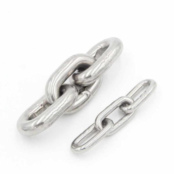 AISI304/316 Stainless Steel High Polished Japanese Standard Welded Link Chain