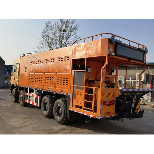Тележка HOWO 8x4 A7 H5 запечатывания Slurry волокна ремонта дорог