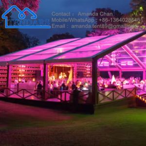 Hot UV Resistance Clear Roof Party Wedding Tent Transparent Roof Event Marquee Tent