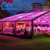 Venda Quente Resistência UV Telhado Luminoso Festa Casa de Casamento Telhado Transparente Evento Tenda Marquee