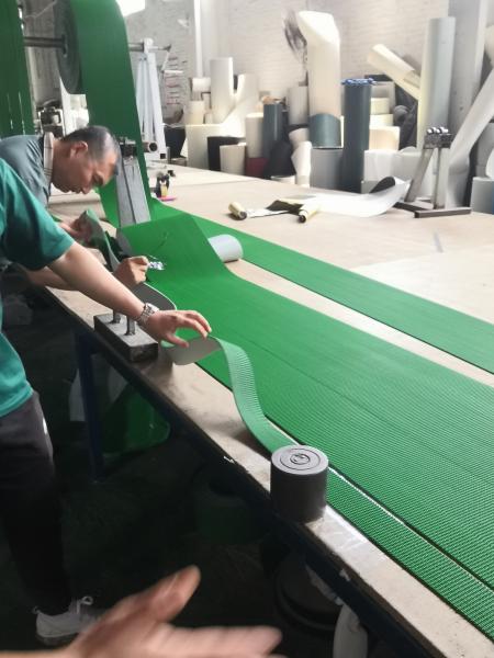 Cinturón transportador de PVC de ancho máximo de 3000 m para la transmisión de materiales en logística y agricultura