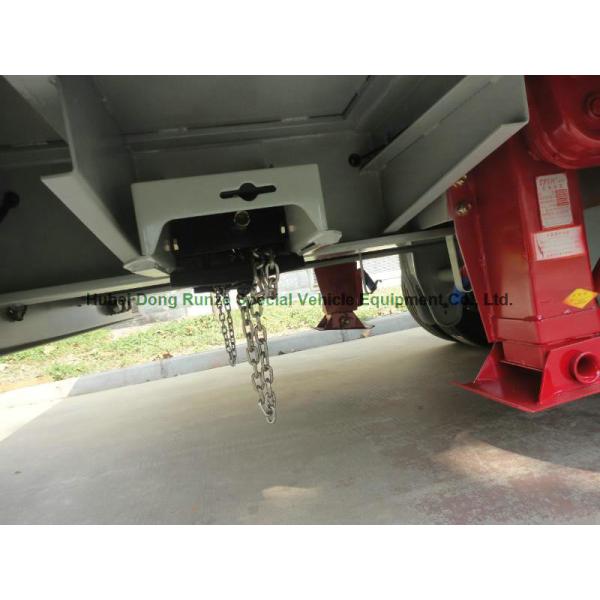 13m Low Price Low Bed Truck Trailer 3 Axle 3m Width 45 - 60 ton