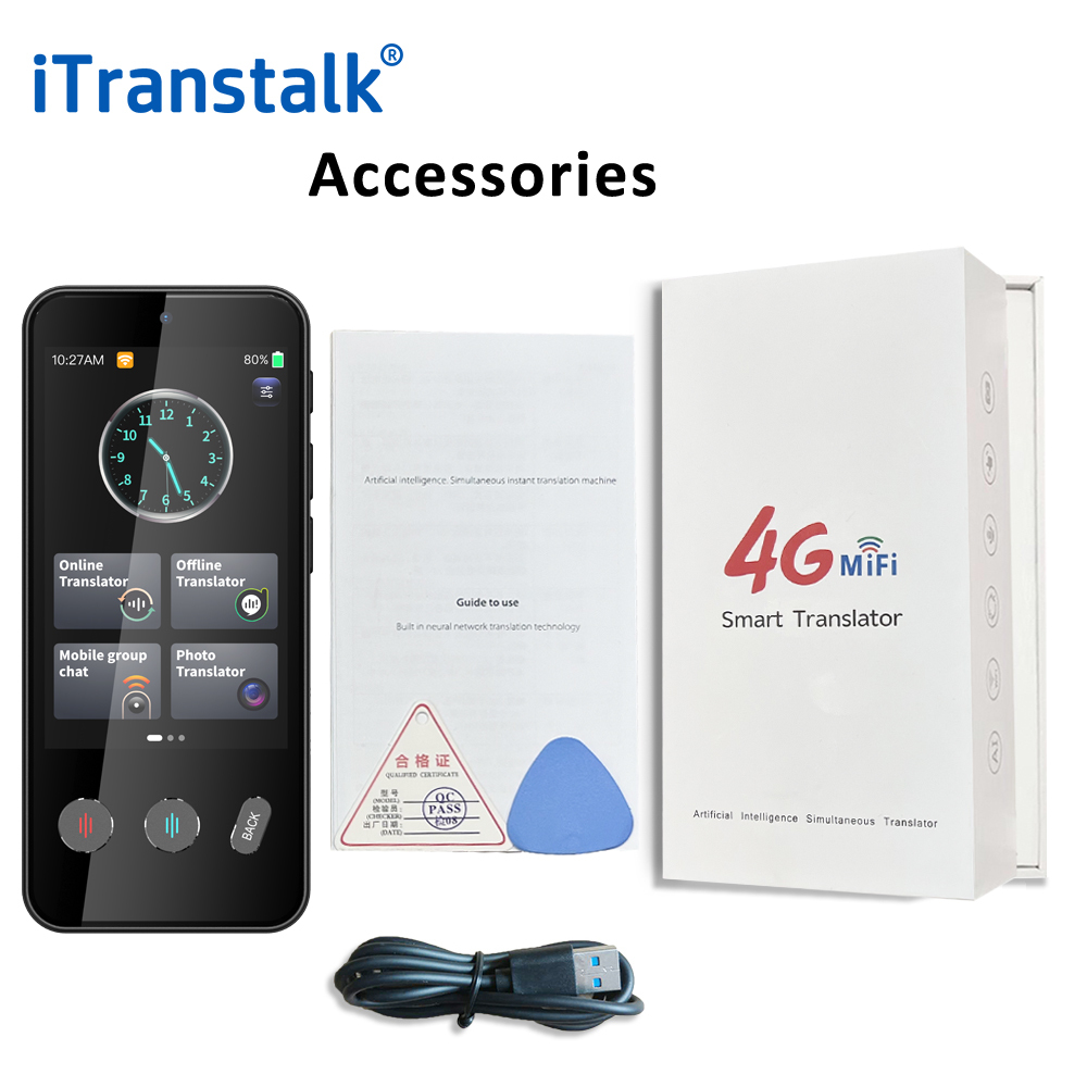 4G Simcard ChatGPT Translator Device Network Sharing For Meeting Travel Study
