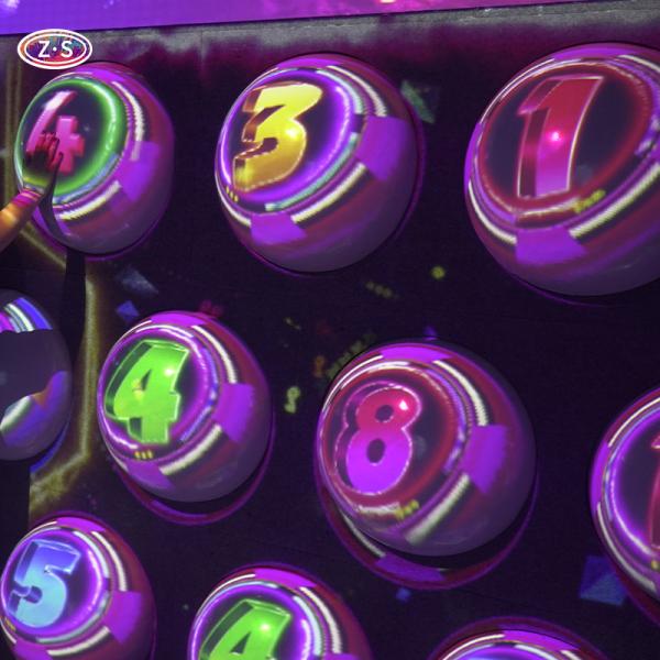 Family Centers Interactive Projection Ball PK Games Team Challenge Mode