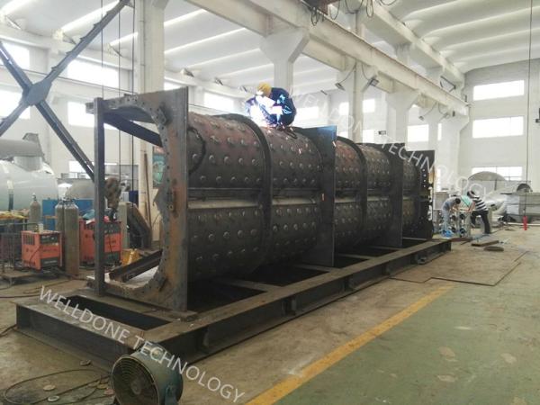 CE 85KW SS316 Sécheuse à vide à rotation agitée Prévention des pertes de chaleur