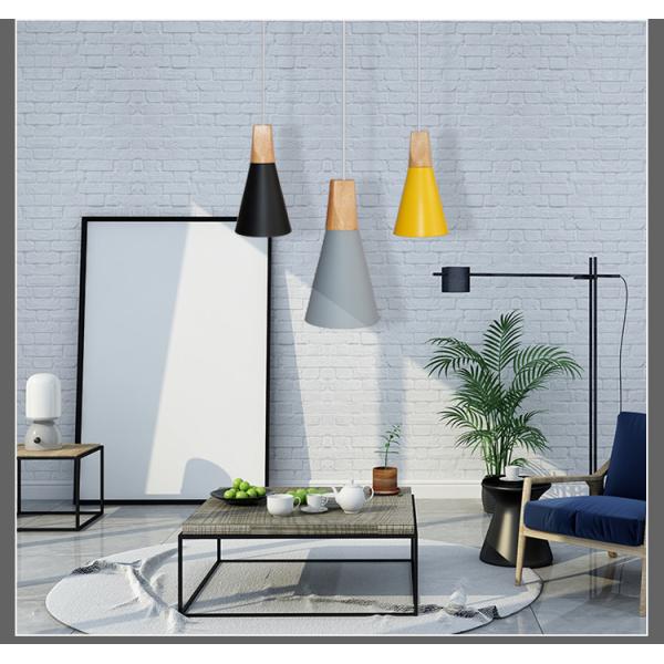 Lumière pendante de chambre à coucher 140*280mm moderne colorée minimaliste d'AC85V 31W