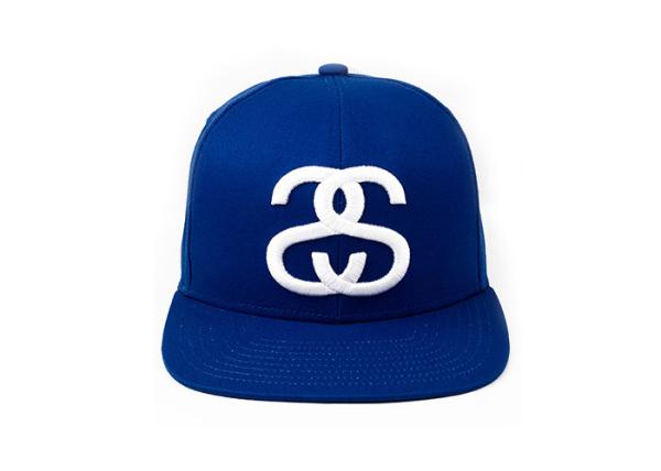 6 chapéus lisos do Snapback da borda do homem do painel vermelhos e azuis com bordado 3D do acrílico de lãs