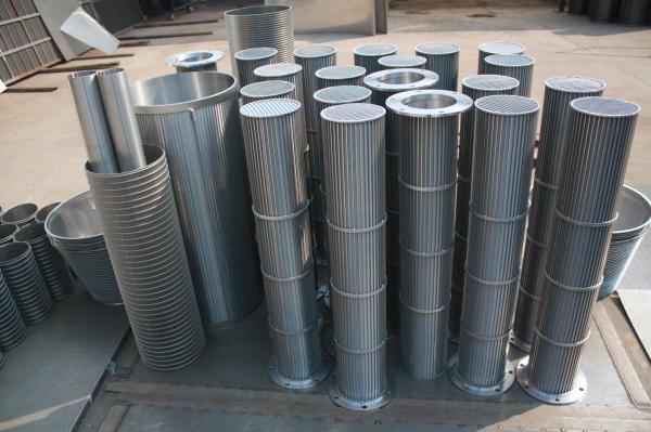 27%-80% Filtragem Johnson Wedge Wire Screens Largura 0,5m-2,0m Aplicações