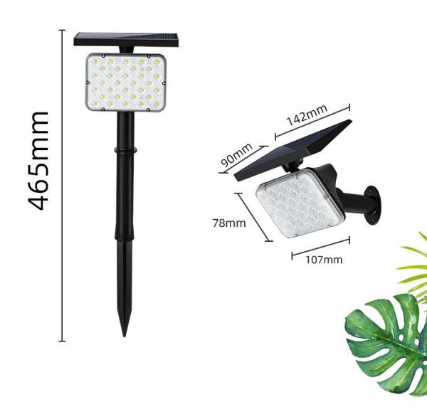 Outdoor Lighting Waterproof Solar LED Lights 6000 - 6500K For Garden Lawn