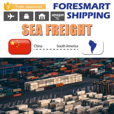 China à porta de Ámérica do Sul ao frete de mar da porta LCL