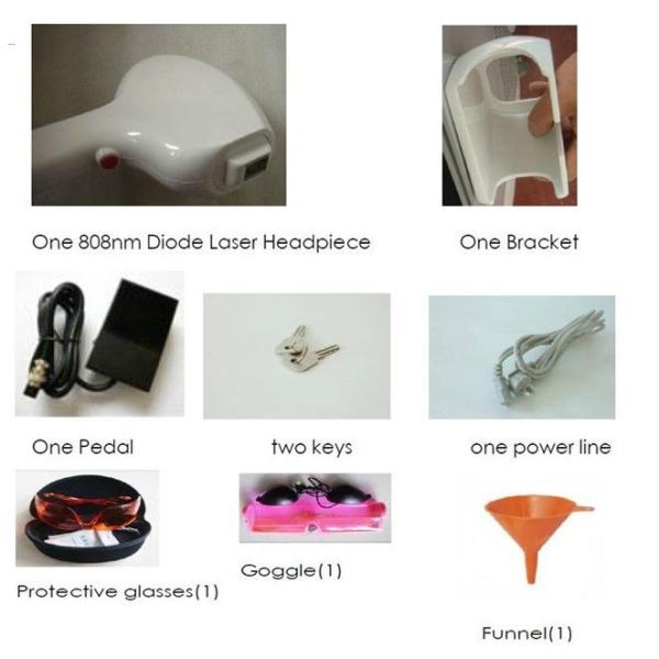 2014 best professional 808nm diode laser hair removal machine for permanent hair removal