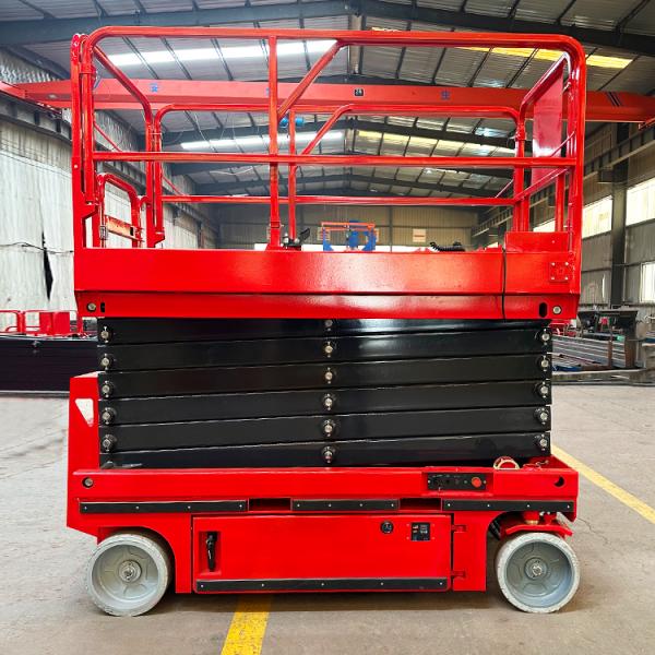 6 M Widen Cheap Self-Propelled Scissor Lift Platform for Outdoor Aerial Working Platform