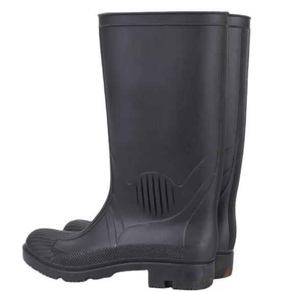 Ankle Protecting Mens Rubber Work Boots Sturdy Gripped Safety Toe Rain Boots