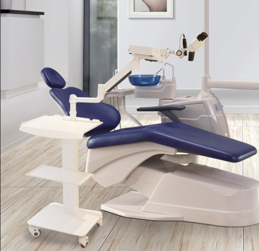 Trolley Type Portable Surgical Dental Microscope 90mm Spot