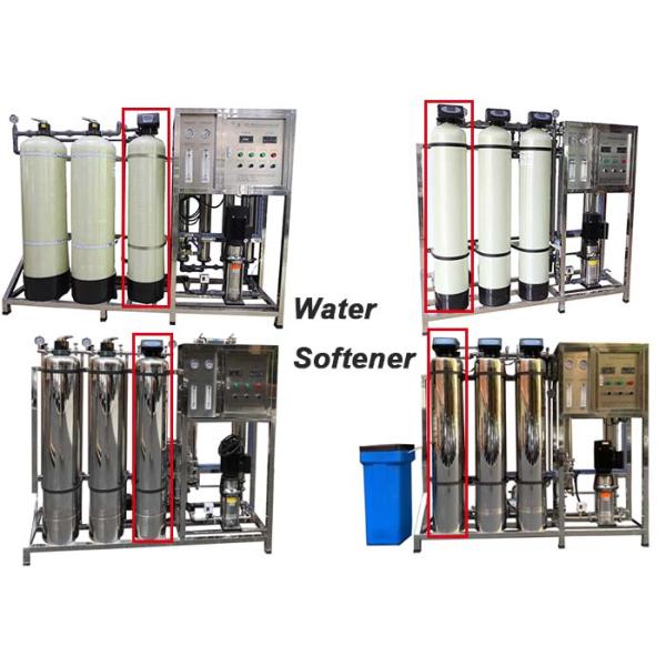 Automatic RO Water Treatment System 500L/H With Water Filters Cartridge Stainless Steel 304 316 Fiber Glass FRP Plant