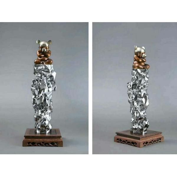 stainless steel sculpture for artist ,mirror finish ,China stainless steel Sculpture supplier