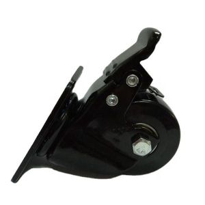 Luxury Style 50mm 2 Inch 150KGS Modified PP PO All Black Swivel Double Ball Bearings Heavy Duty Caster Wheel