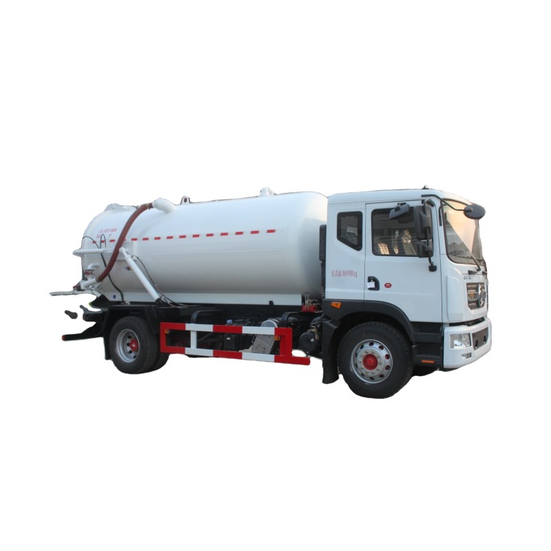 Italian Jurop Vacuum Pump And Rotating Boom Featured Dongfeng Guo6 Sewage Suction Truck For Heavy-Duty Waste Management