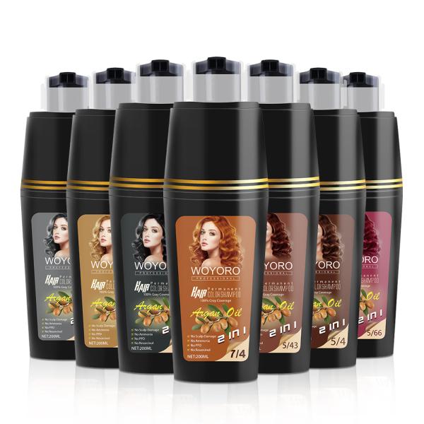 Ammonia Free Fast Golden Brown Hair Dye Shampoo