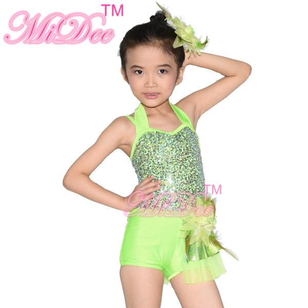 Confetti Halter Neck Sequin Dress , Shuttle Pleated Skirt Dress Dance Clothes For Kids