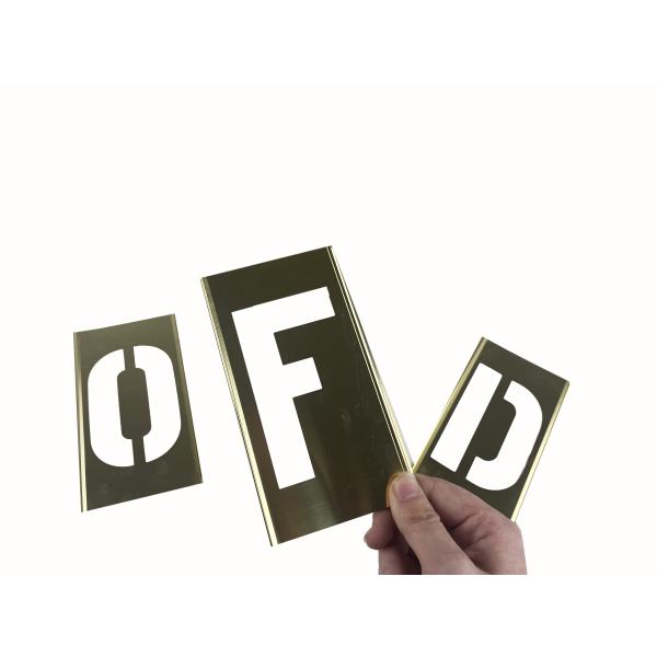 Brass Rectangle Custom Stencil Adjustable Interlocking for Paint Stencil