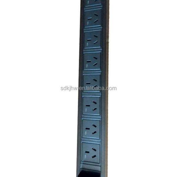 1U High Power Universal Type PDU 220V 40A 16A Input Switch Power Distribution Unit