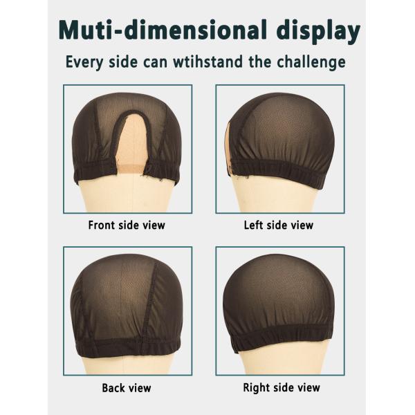 Zy001838 Airy Spandex Wig Cap Antibacterial Skin-Friendly Not Hot Not Itchy