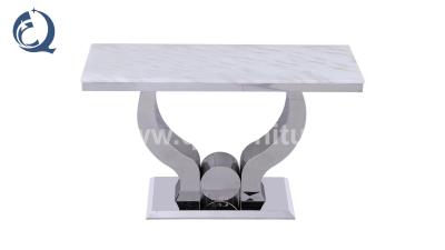 Quadro de aço inoxidável europeu da tabela de console 160cm do estilo da sala de visitas 65kg