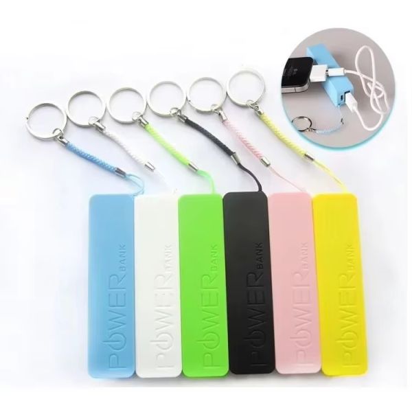 Mini Ultra Slim Power Bank 2600mAh Fast Charging 5W USB Input 18650 Lithium Battery