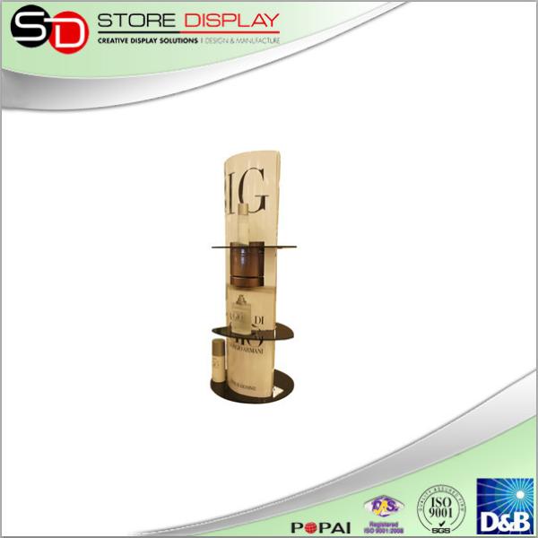 Cusotm cardboard display racks flower small counter display racks