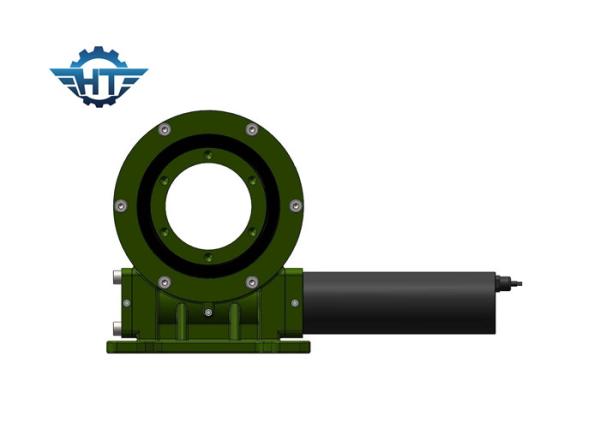 High Efficiency Small Slew Drive With 24VDC Planetary Gear Motors For Solar Trackers