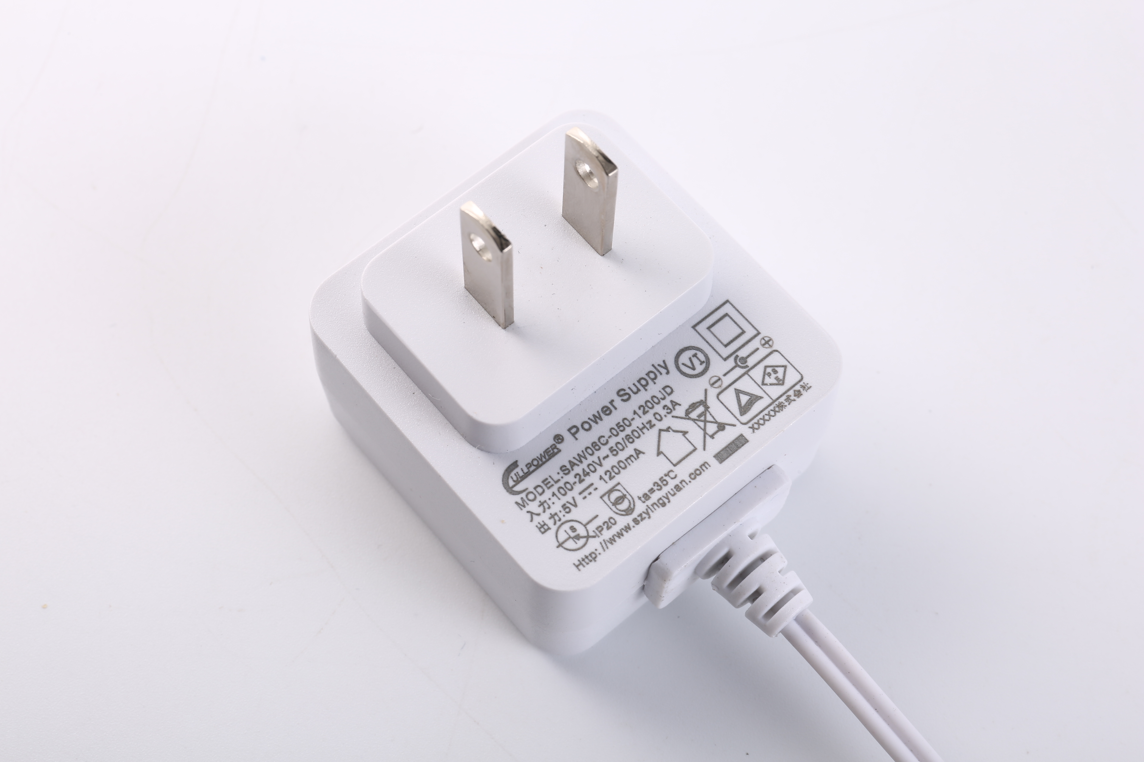 Черное белое электропитание 5V 1A 5V 1.2A 12V 0.5A 24V 0.25A 6W 5V 0.5A переключая