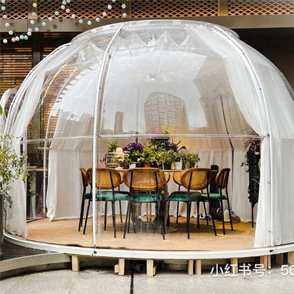 Custom Size Security 6m Geodesic Dome Fuzzy Logic Control Zero Maintenance