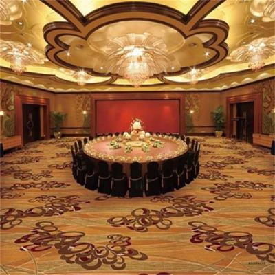 Modern Hotel Grade Carpet Patchwork Design 80% NZ Wool 20% Nylon