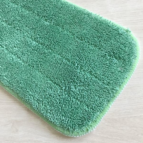 100% polyester absorb water flat mop  house keeping wet mop Chinese suppiler with scrape