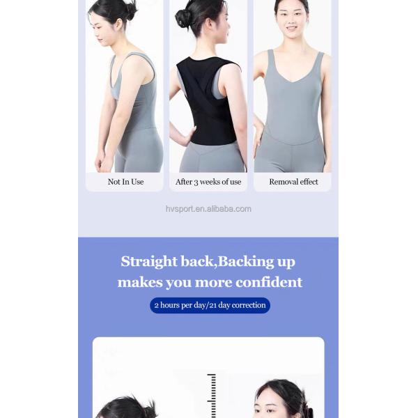 Hunchback Corrector Elastic Ultra-Thin Breathable Men and Women Back Posture Corrector Adult Student Back Support