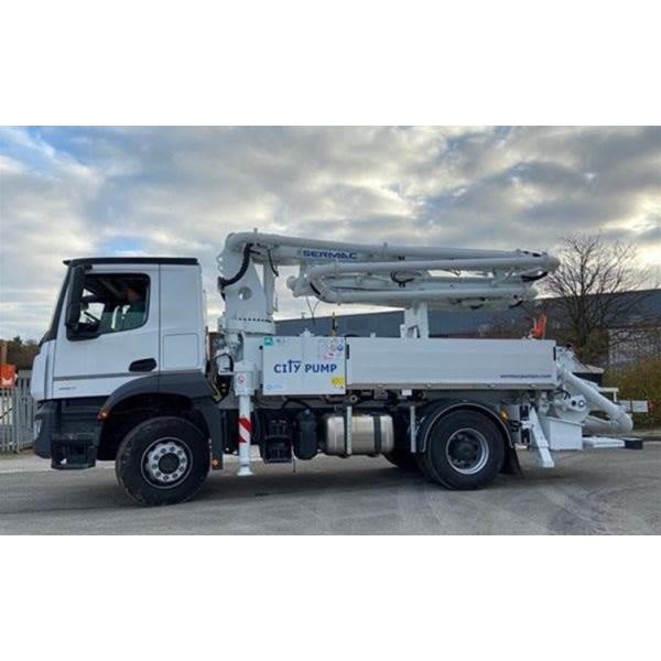 Used Sany Yellow Concrete Truck With Max. Pressure 6 - 6.6 MPa Max. Aggregate Diameter 24 - 36 Mm