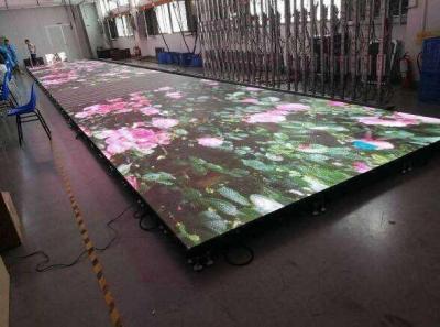 O diodo emissor de luz de grande resistência Dance Floor da exposição P4.81 da fase almofada a fábrica de 500mmx1000mm IP54 Shenzhen