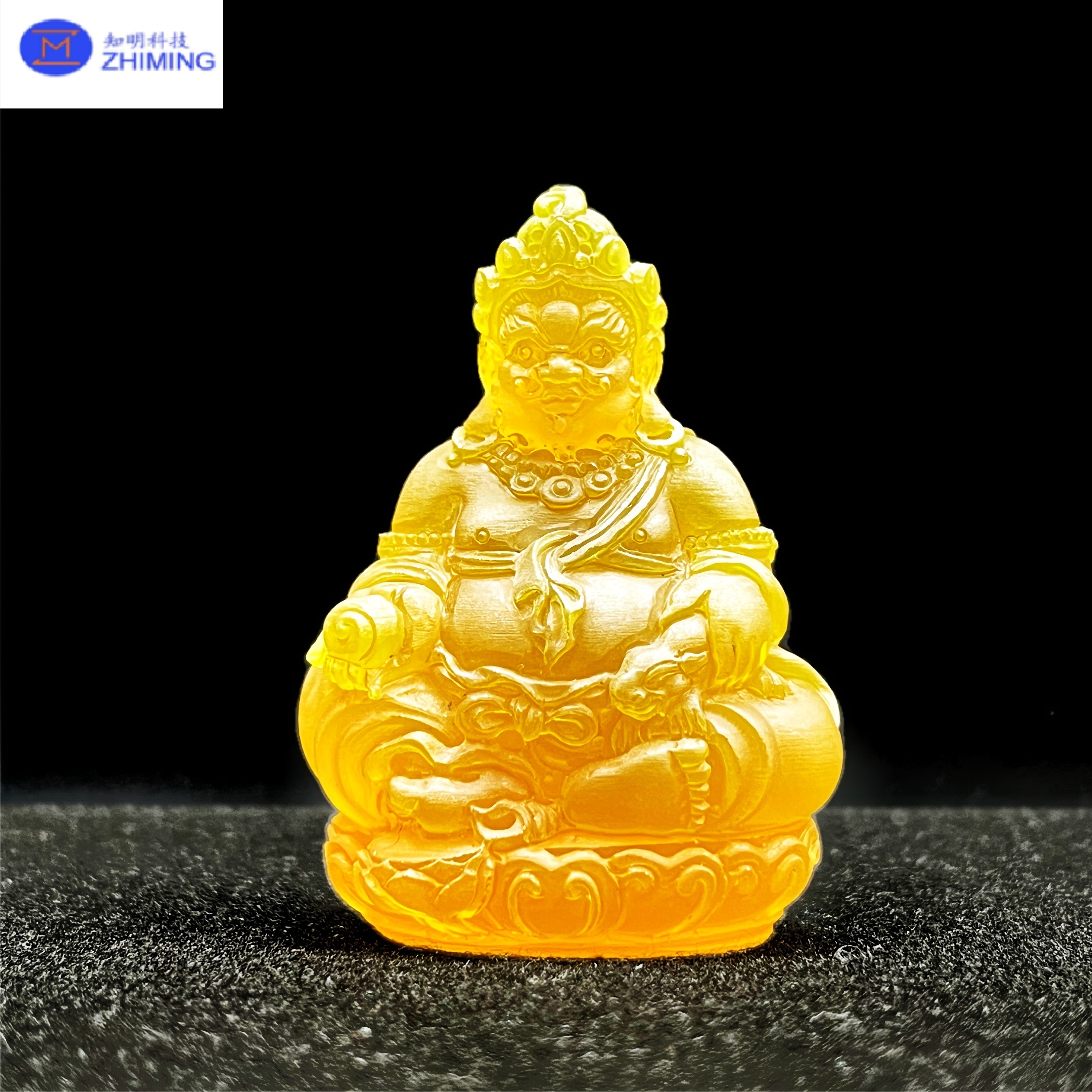YAG Crystal Buddha Statue Yttrium Aluminum Garnet gemstone