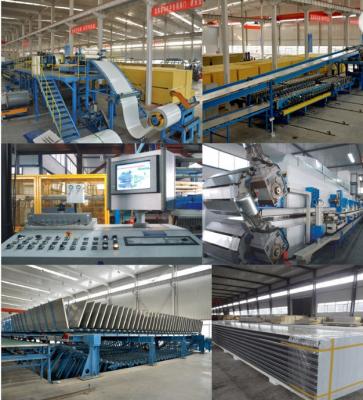 Painel de parede automático do sanduíche da espuma do plutônio que faz a máquina 32KW