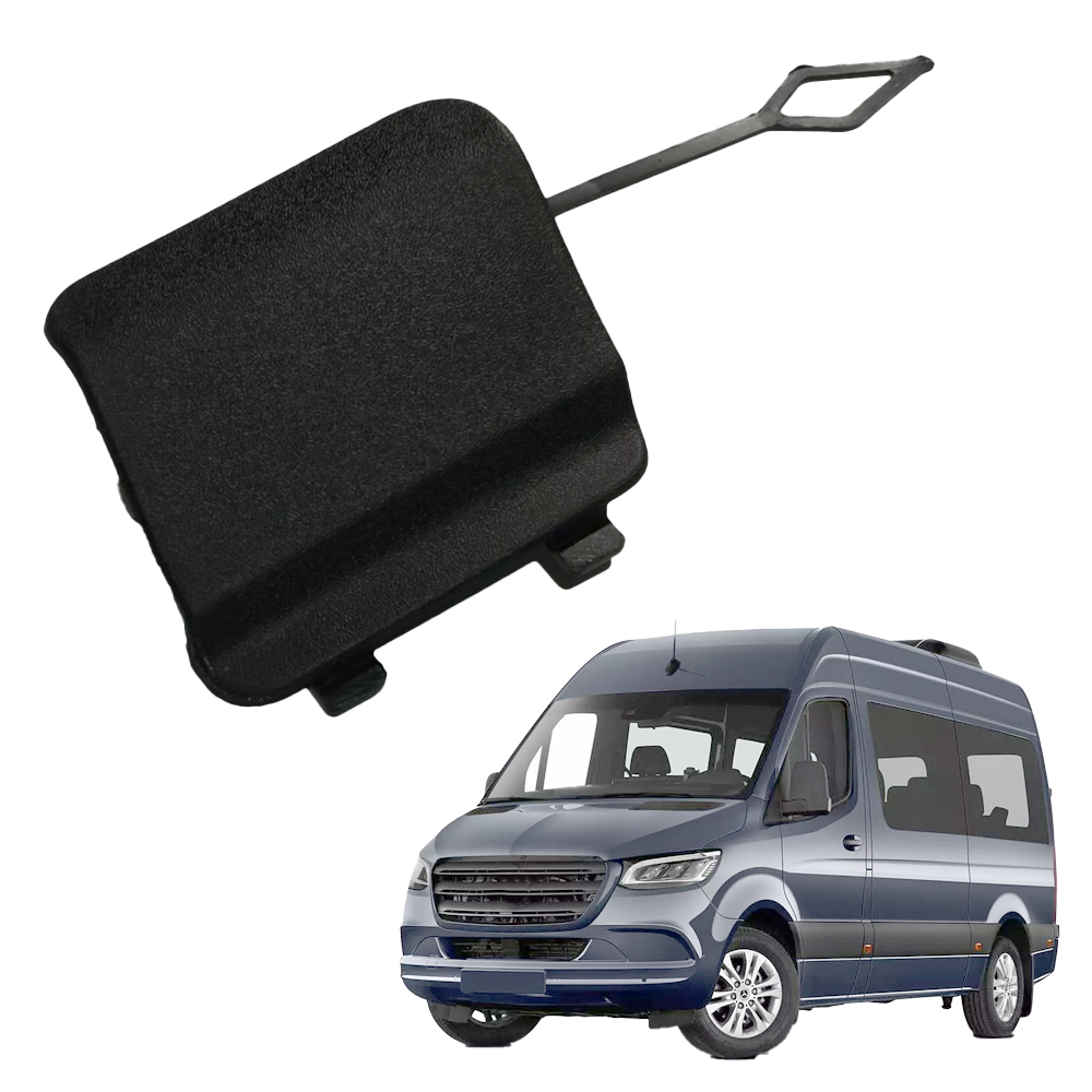 Aftermarket Front Bumper Tow Eye Cover Compatible with OE A9108850600 for Late 2018+ Sprinter W907 W910