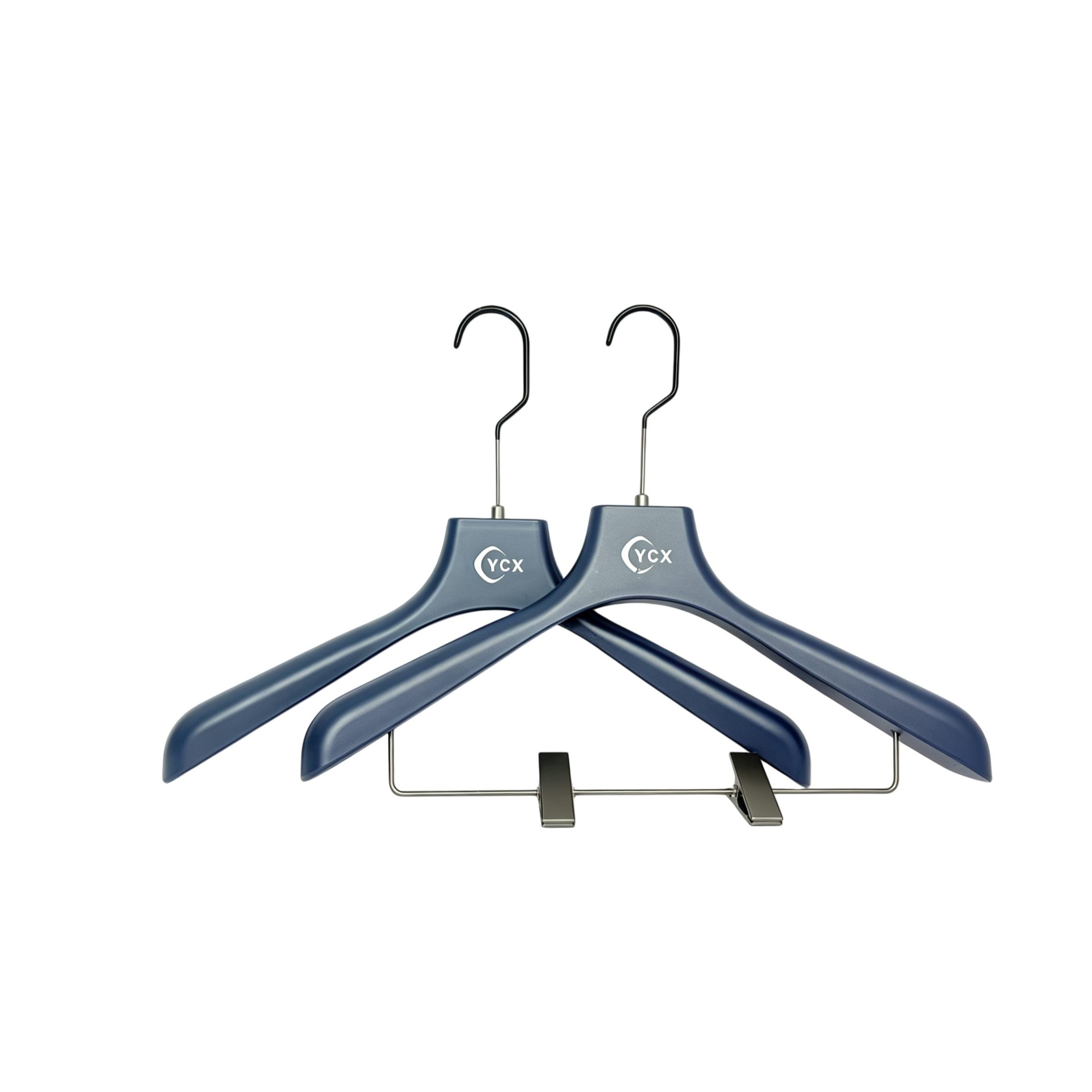 Thickened and wide-shouldered non-slip suit hanger and coat hanger for hotels