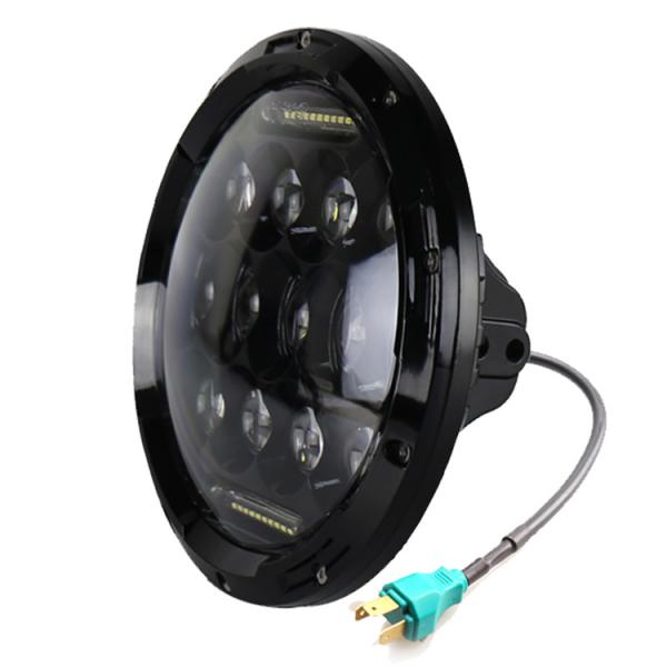Customized 75W Diecast Aluminum Housing PC Lens 7 Inch Round LED Motorcycle Headlight