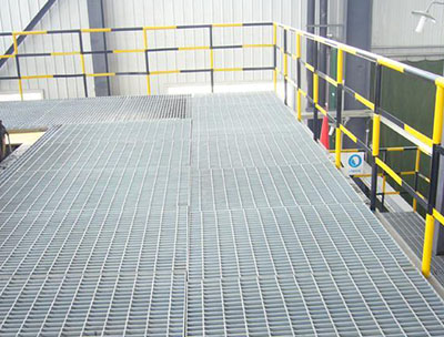 Reja inoxidable galvanizada industrial del piso de acero 25x2