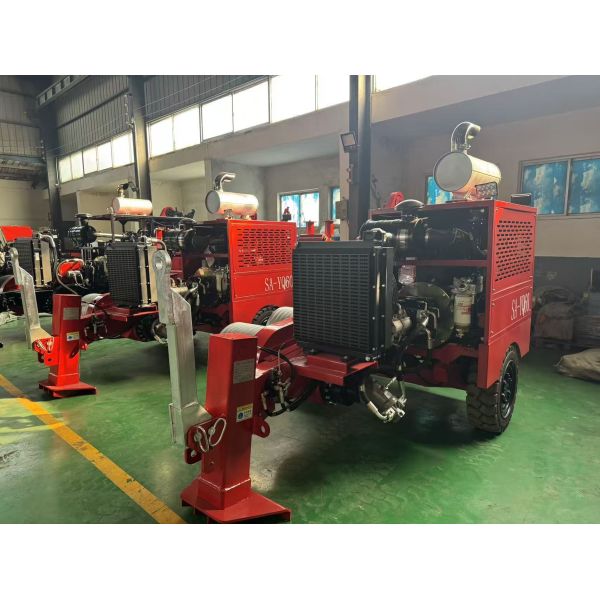 60KN Hydraulic Cable Puller with Heavy-Duty Construction and Efficient Hydraulic System for Construction Use