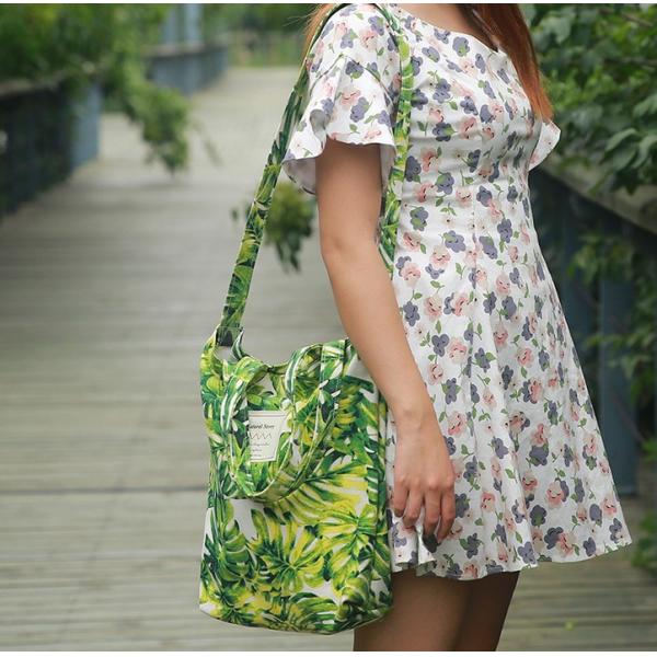 Thick canvas bag diagonal handbags Korean literary minimalist portable shoulder bag shopping bag