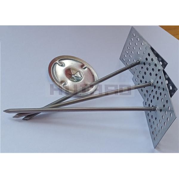 2X 2 Perforated Base Insulation Fastener Pins Galvanized Steel Or Stainless Steel