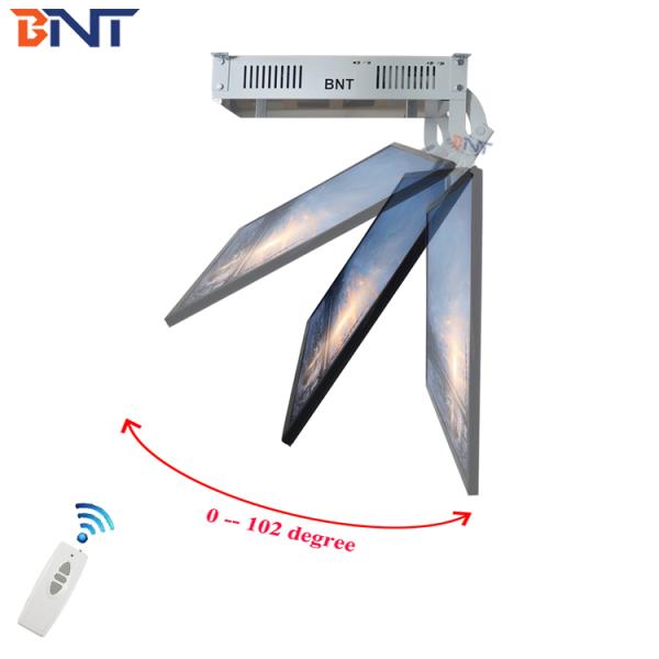 Smart Electric Controllers Tv Mount Adjustable Mechanism Bracket Flip Down 32 46 55 75 85 Inch Motorized Ceiling TV Lift